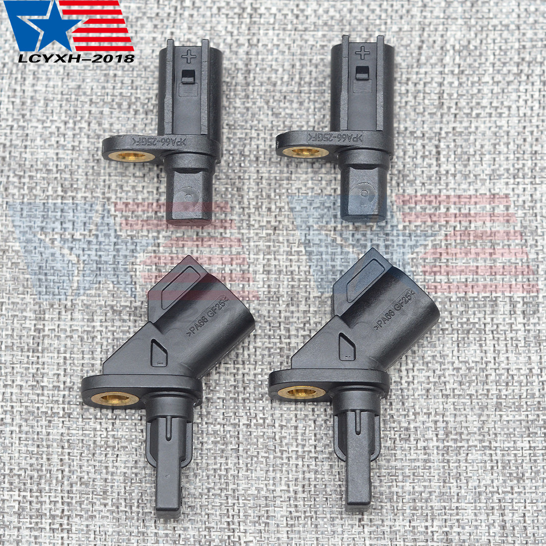 4 ABS Wheel Speed Sensor Front Rear Left & Right Fit For Lincoln Jaguar Volvo US