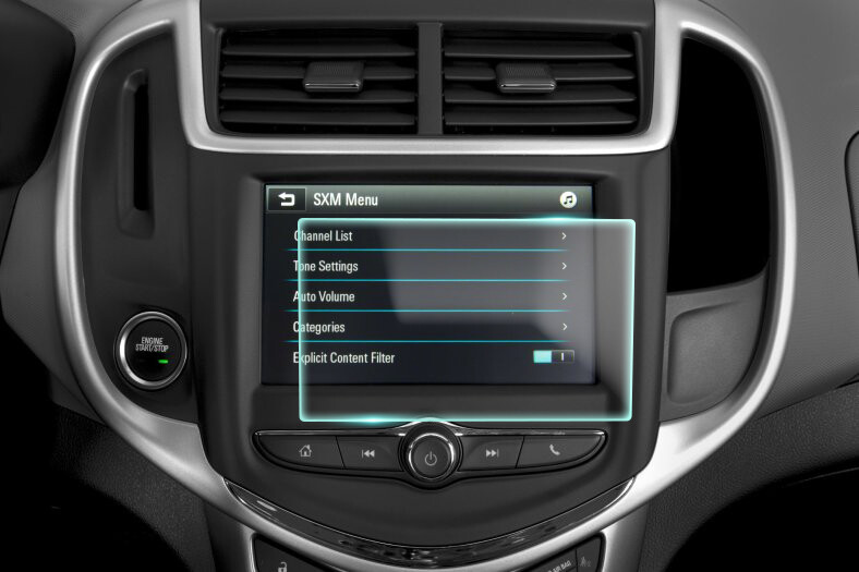 Crystal Clear Screen Protector for 2020 Chevrolet Sonic 7in Vehicle Navigation