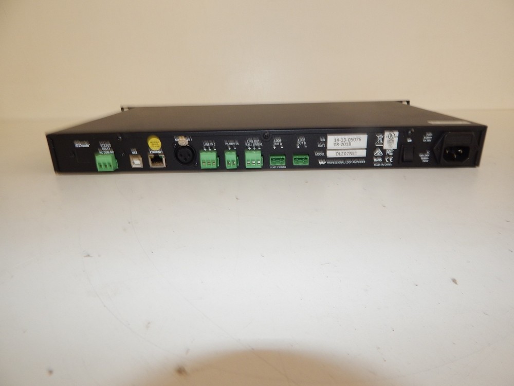 Williams Sound PLA DL207 NET D Digi-Loop DSP Dual Channel Loop Amplifier (XDV47)