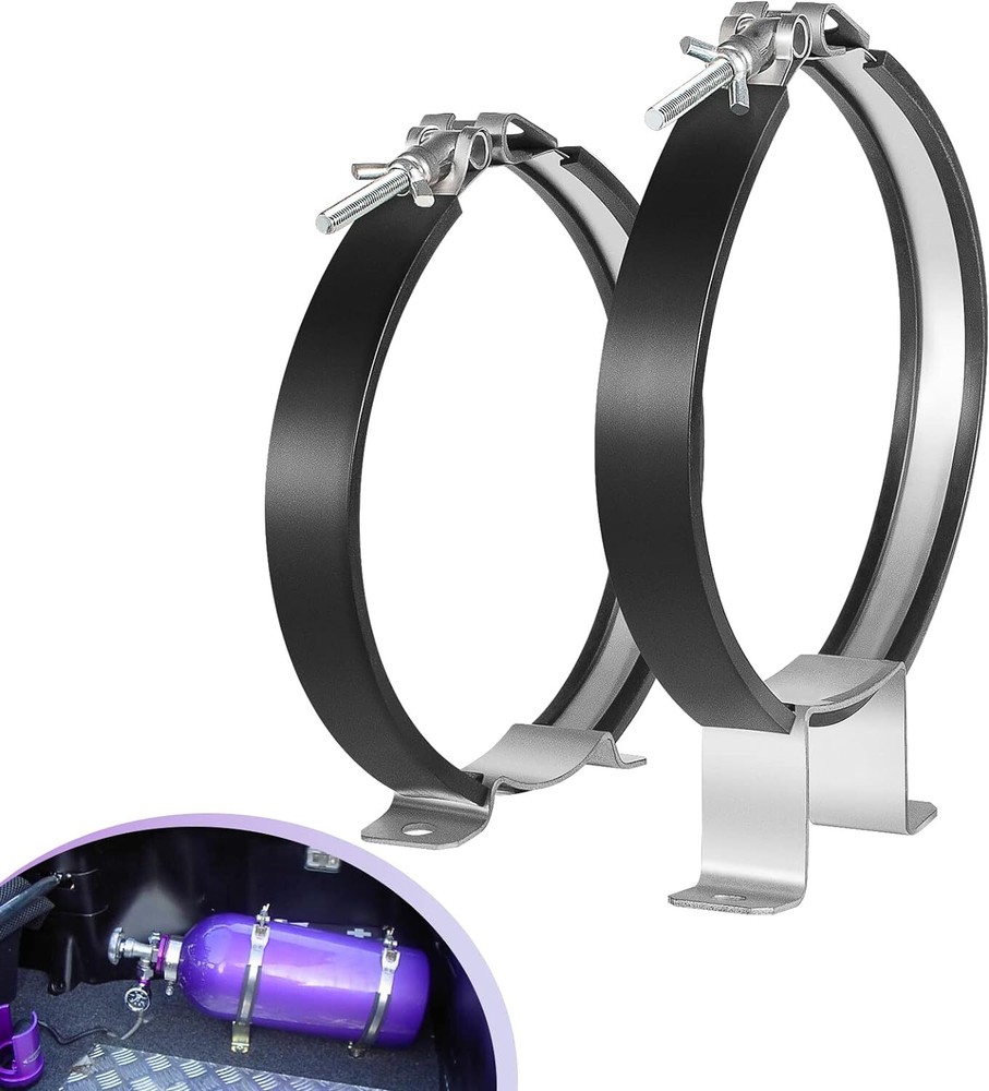 For 10LB 15LB Nitrous Bottle 7'' Nitrous Oxide Bottle Bracket Mount Kit 82013