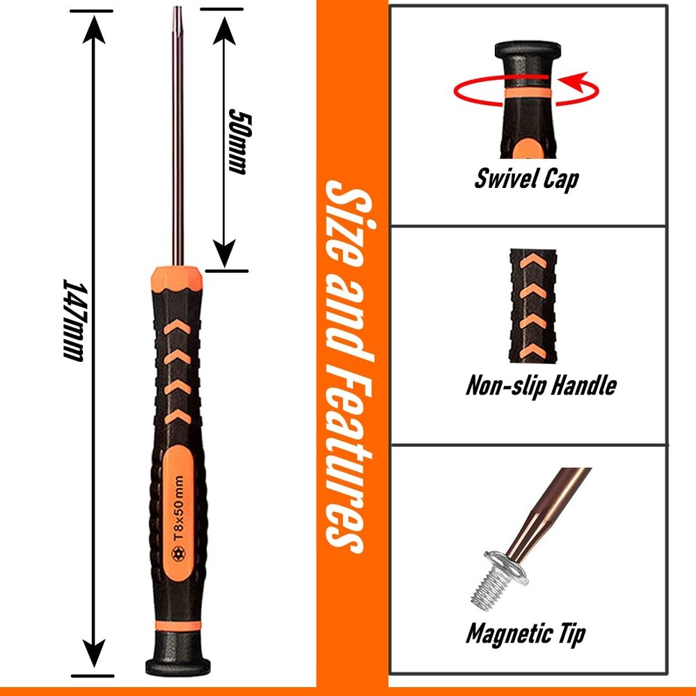 T8 Torx Security Screwdriver, Screwdriver