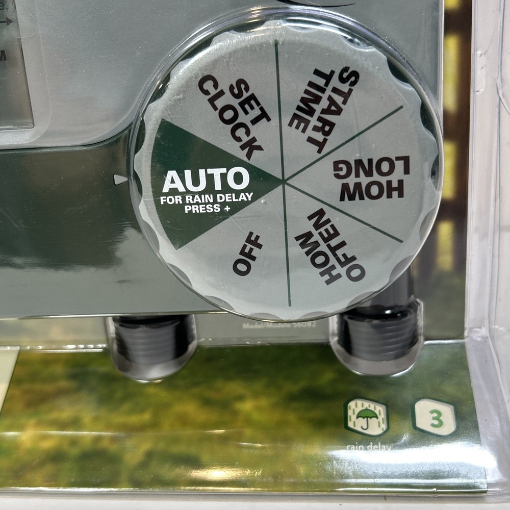 Orbit 56082 3-Outlet Green Hose Watering Timer