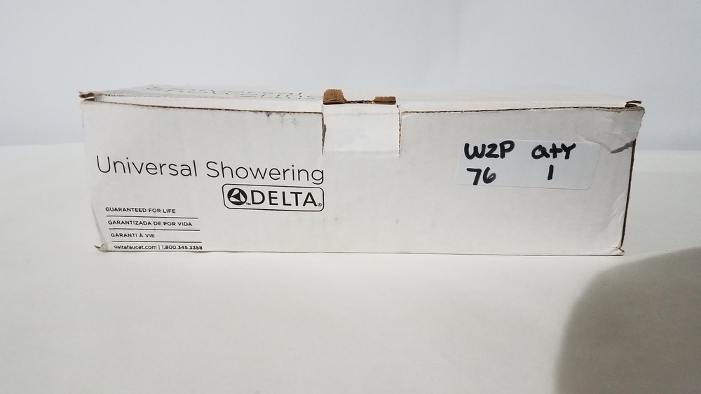 Delta 550PBBX H2Okinetic Raincan Shower Head – Polished Brass, Multi-Function