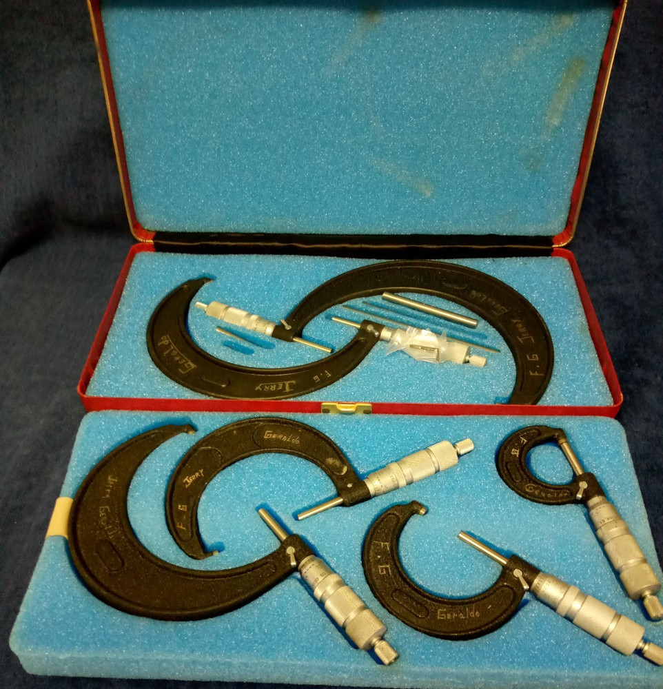 Central Tool Company Micrometer 11 Piece Set Red Case
