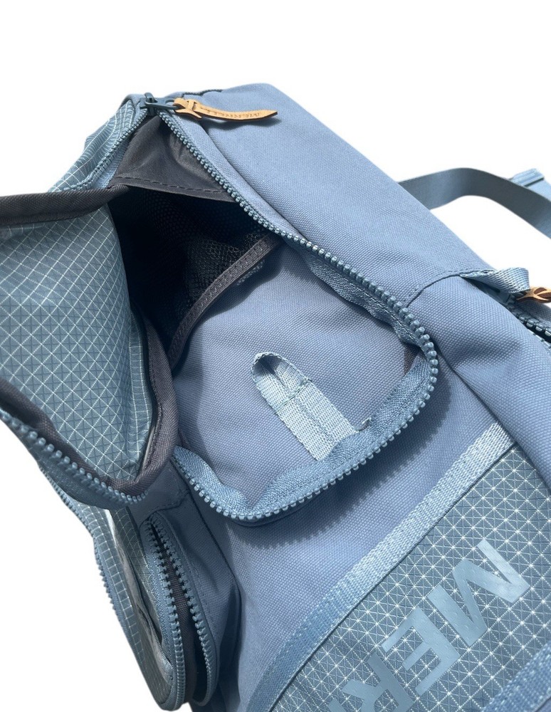 Merrell Backpack Trailhead Camping Hiking Padded Straps Gray Blue EUC