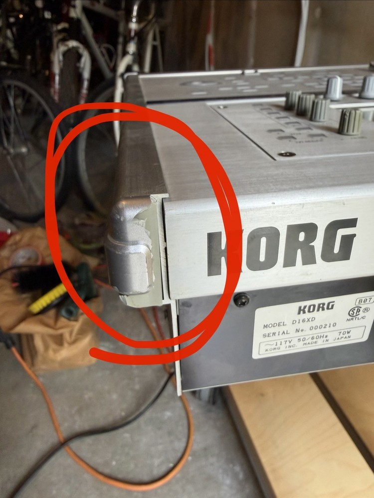 Korg D16XD MTR Multitrack Recorder Mixer Confirmed Operation
