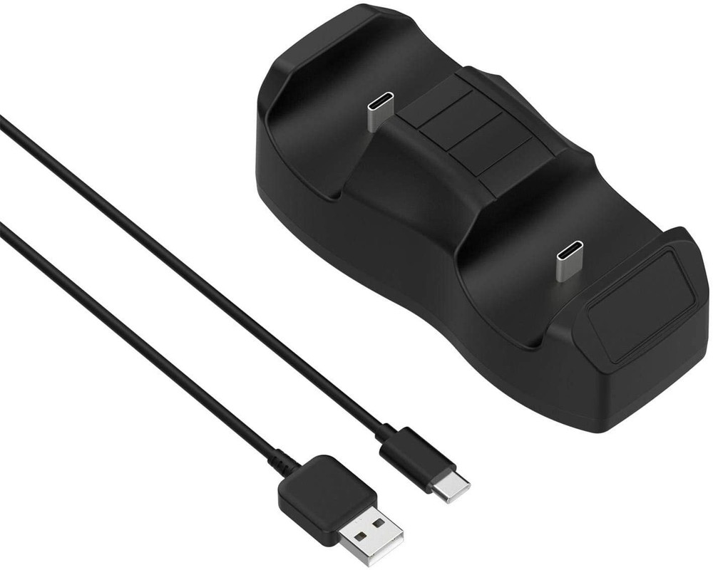 PS5 Controller Charger, DualSense PlayStation 5 Controller Charging Station Dock