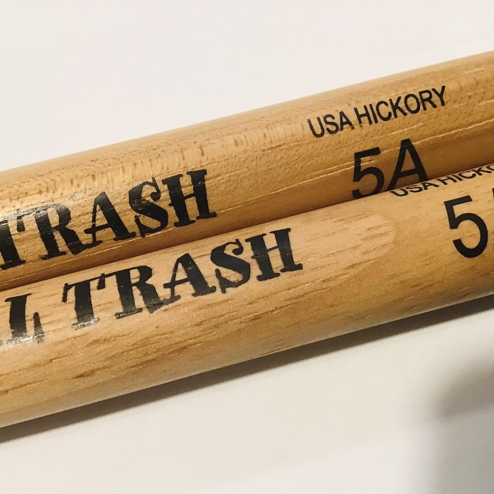 Vocal Trash Signed Drumsticks 5A