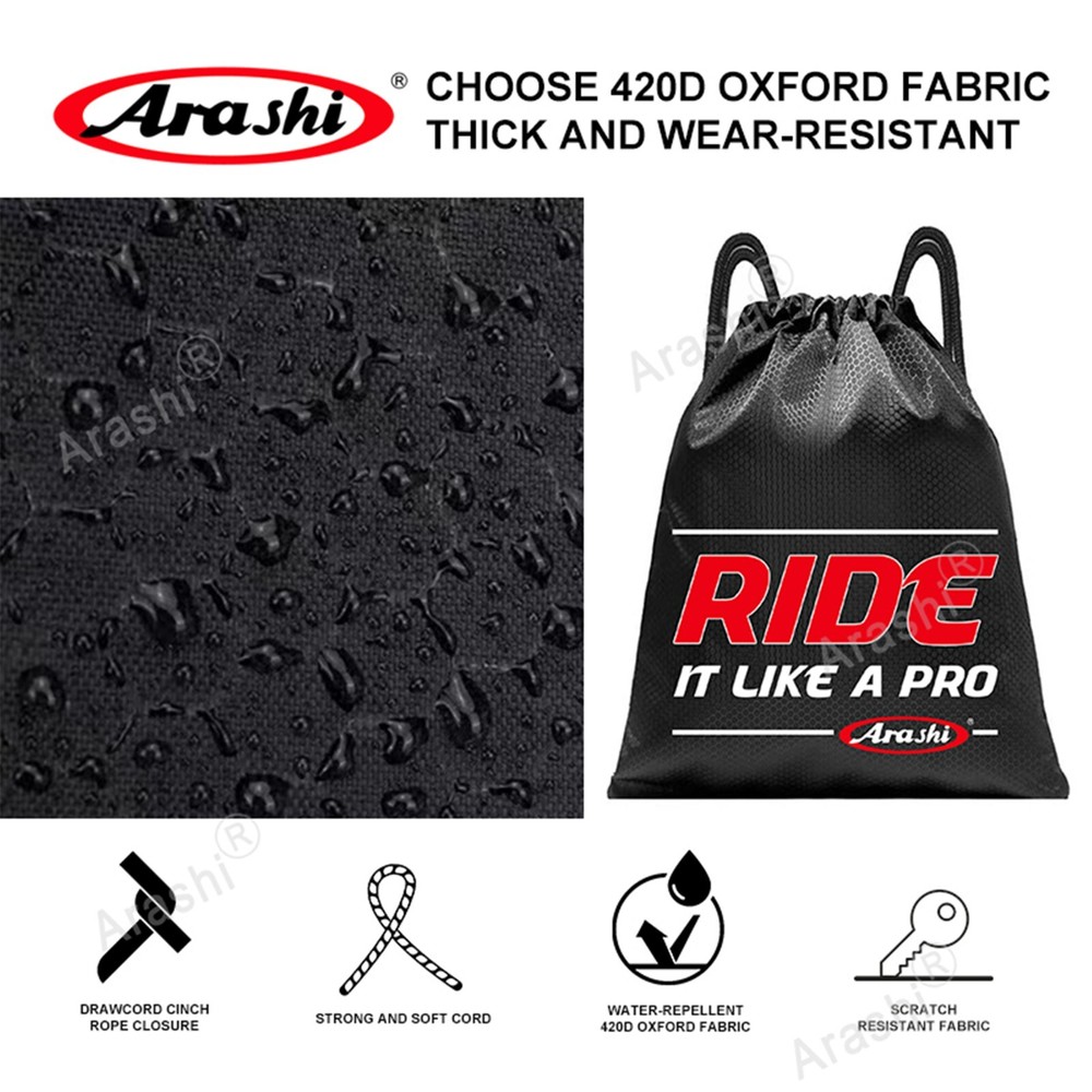 Arashi Universal Waterproof Oxford Canvas Fabric Drawstring Bag Backpack