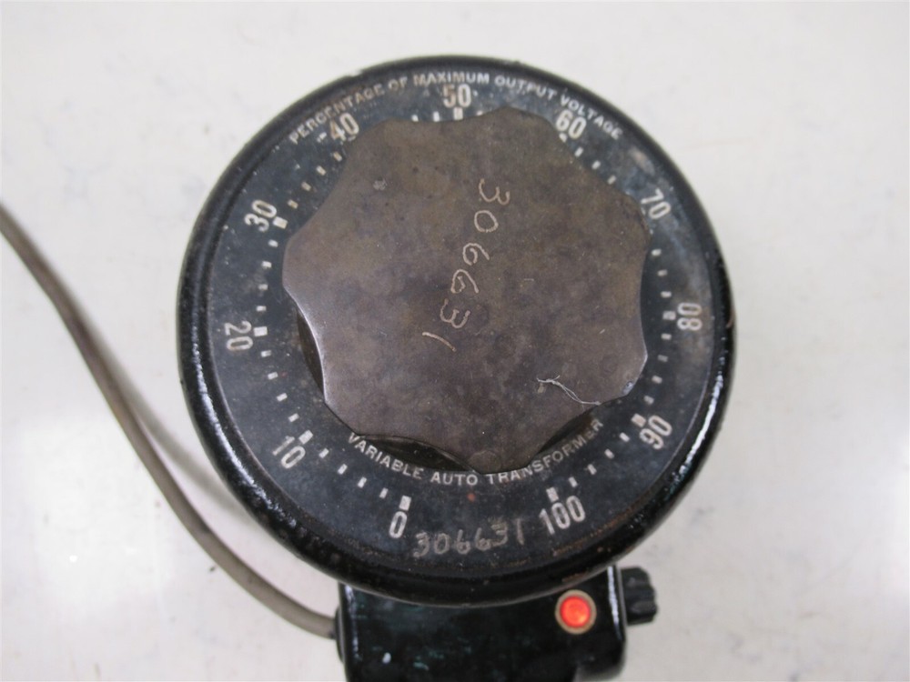 Vintage Staco 2PF751 Variable Auto Transformer Rare Antique Unit