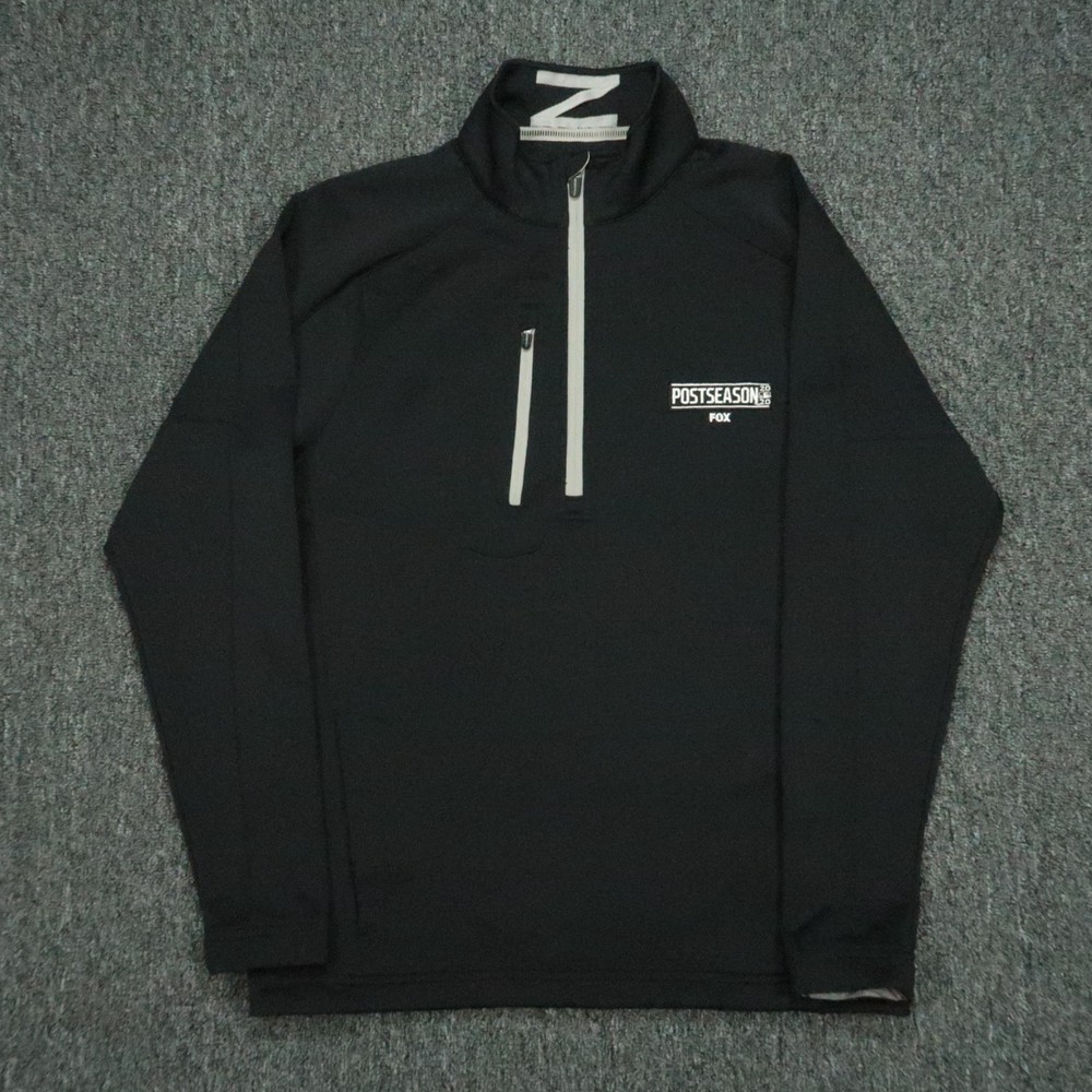 Zero Restriction Pullover Men Small Black Z500 Tour Series Performance Half Zip