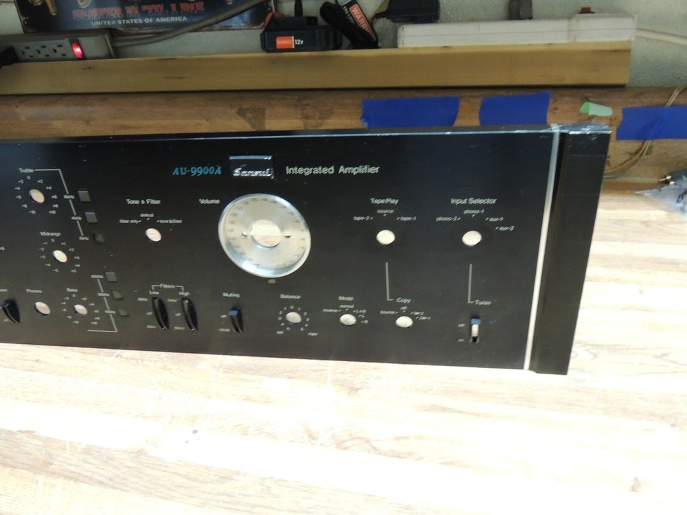 Sansui AU-9900-A Front Panel Assembly 7007482