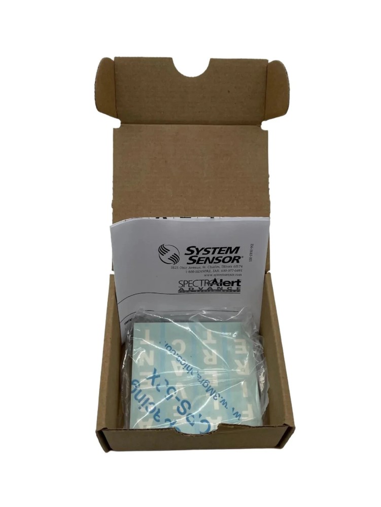 System Sensor DECAL-W White Decals for SpectrAlert - Same Day Shipping (SEALED)