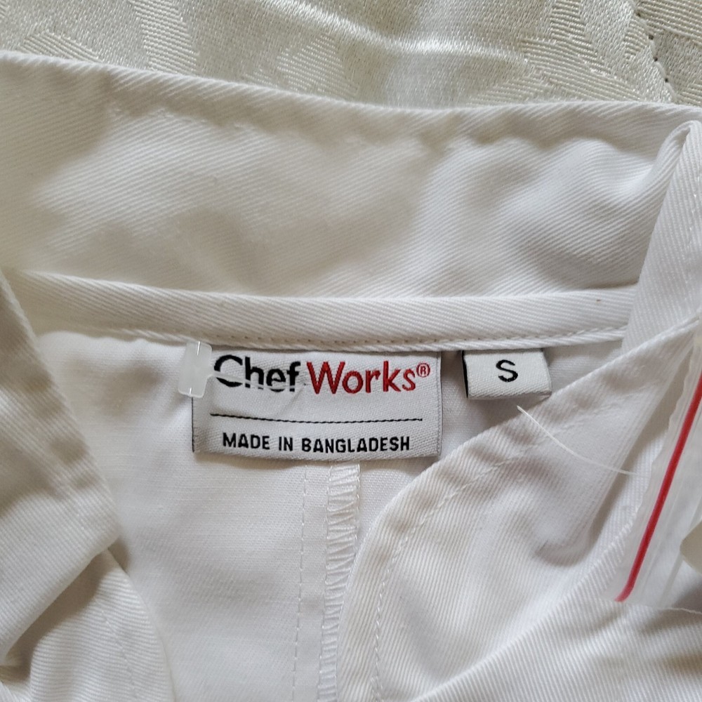 Chef Works LeMans Chef Coat Jacket - White - Size SMALL - NWT