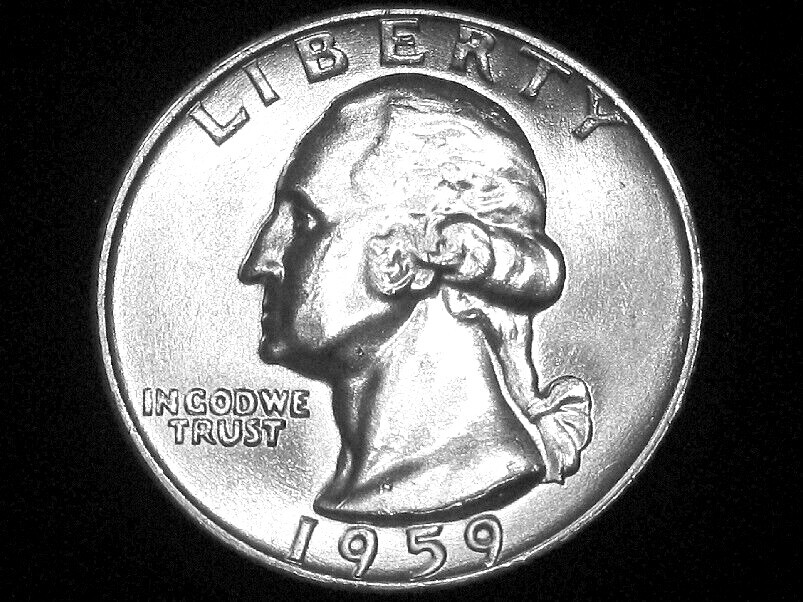 1959-D Washington Quarter --- Gem Uncirculated