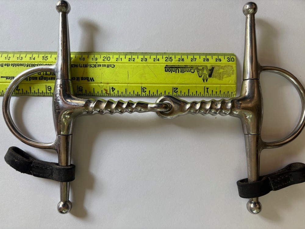 Horse Bit - Full Cheek Twisted Snaffle 5"