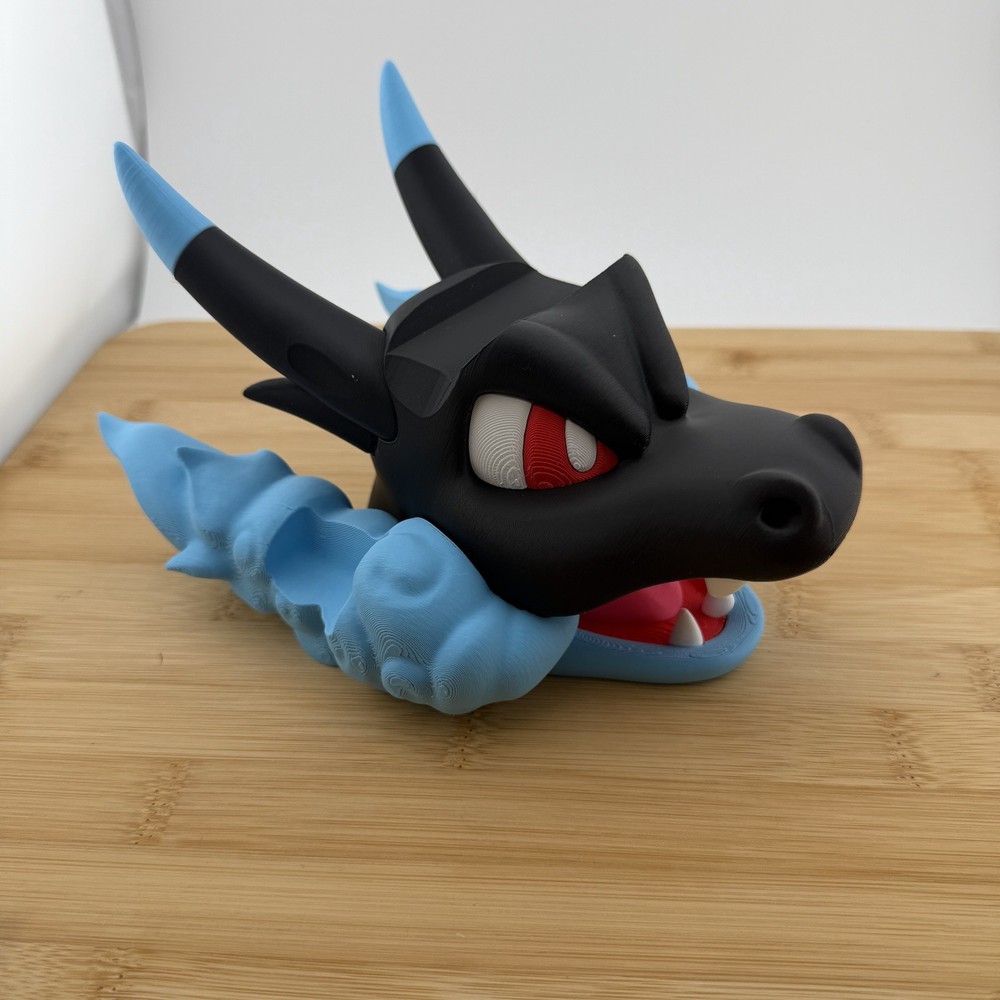 Mega Charizard X Controller Holder Stand | Pokemon Dragon Gaming Display | PS5 X