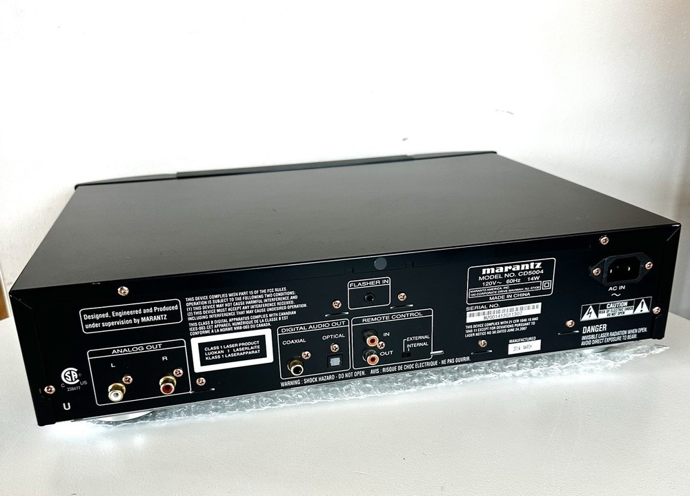 MARANTZ Model No. CD5004 CD Player (with Remote, Manual) FULLY TESTED - NICE