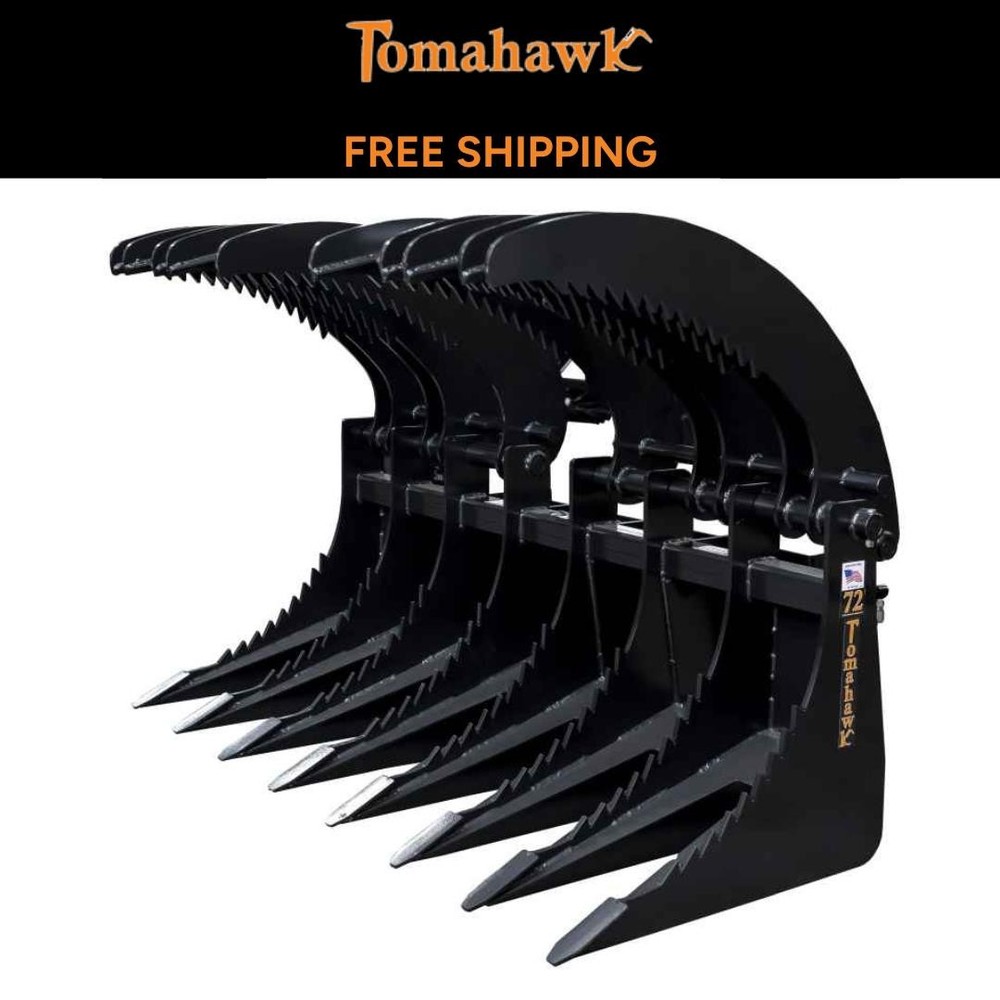 Tomahawk 72" Heavy Duty Rake Grapple