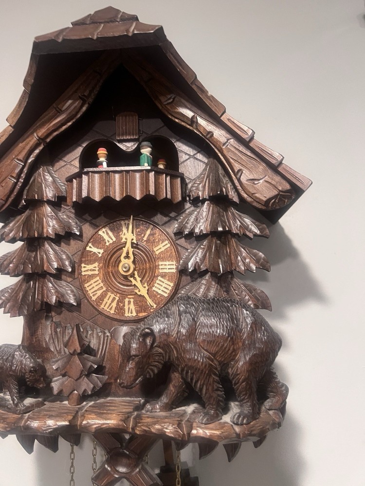 Bear Cuckoo Clock 8 Day
