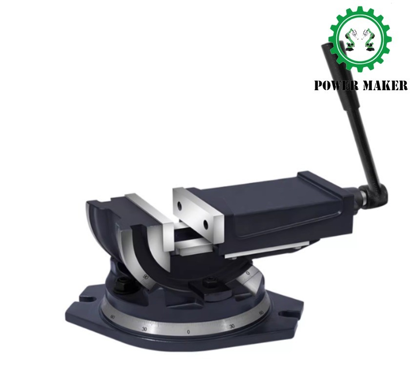 Precision Angle Vise Heavy-Duty Tilting Parallel-Jaw Bench Vise Milling Machine