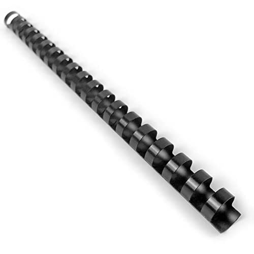 19 Ring Plastic Binding Comb5/8 Inch Diameter125 Sheet CapacityLetter Size Bl...