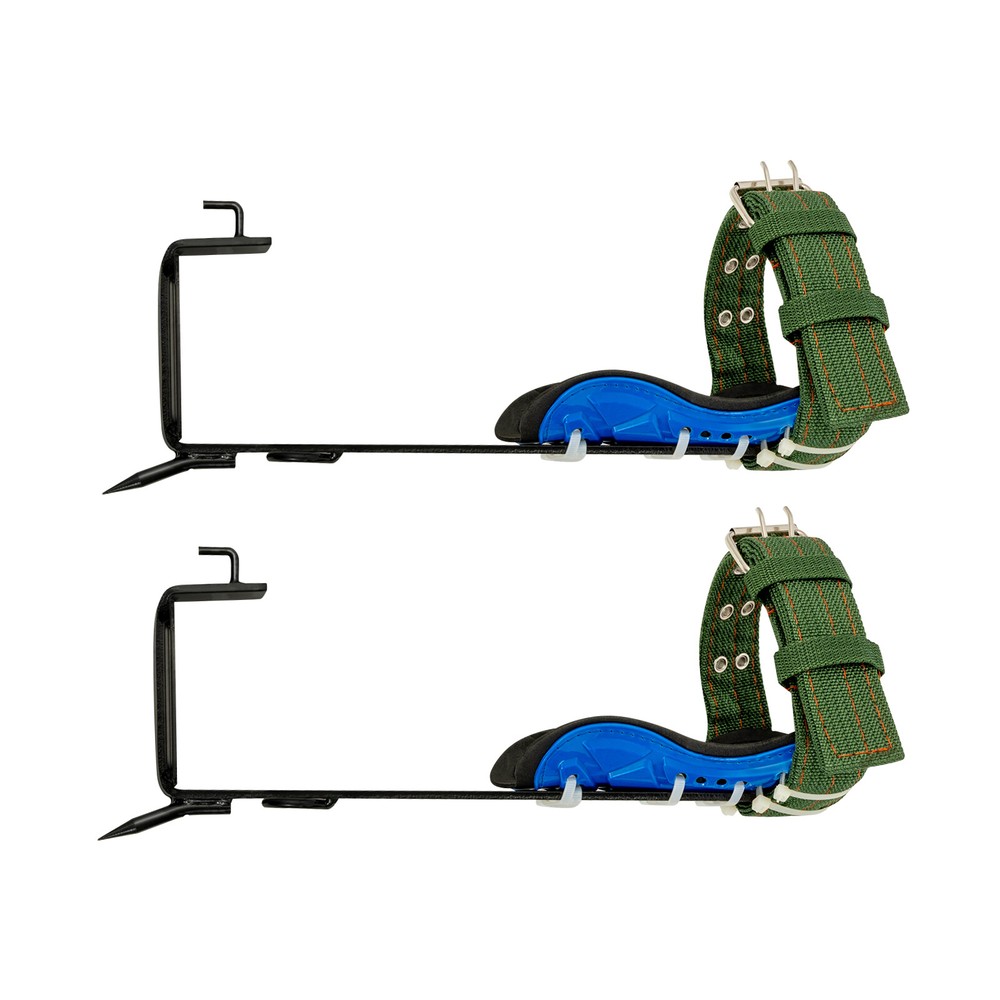 Tree Climbing Spike Set Pole Climbing Spurs w/ Rope Climber Adjustable Long!