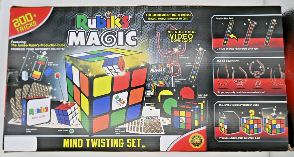 Rubik's Mind Twisting Magic Set by Fantasma Magic with Perplexing 200+ Tricks