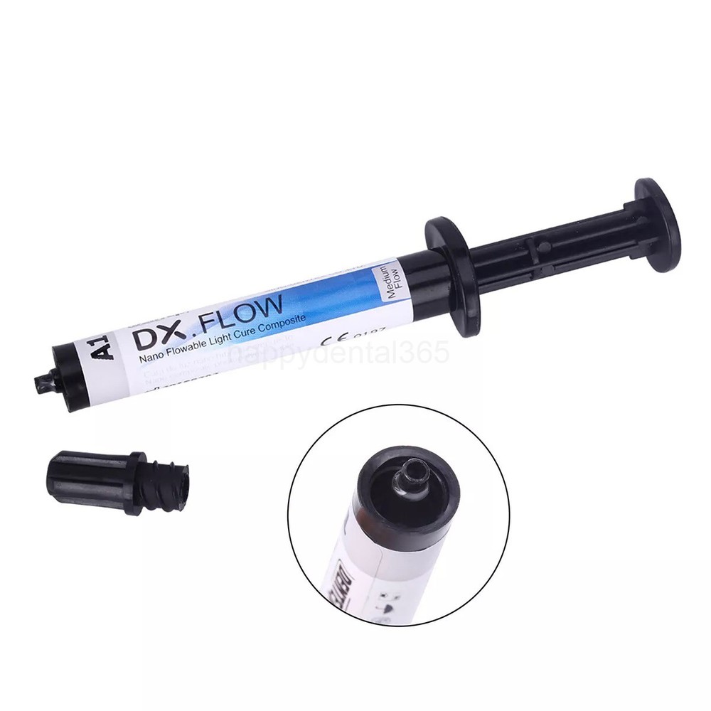 DX.FLOW Dental Flowable Light Cure Composite Resin Medium Flow DENTEX