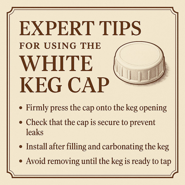 LD Carlson White Keg Cap