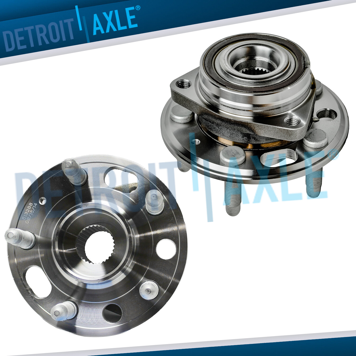 Front or Rear Wheel Bearing and Hubs for Chevy Malibu Equinox Impala GMC Terrain