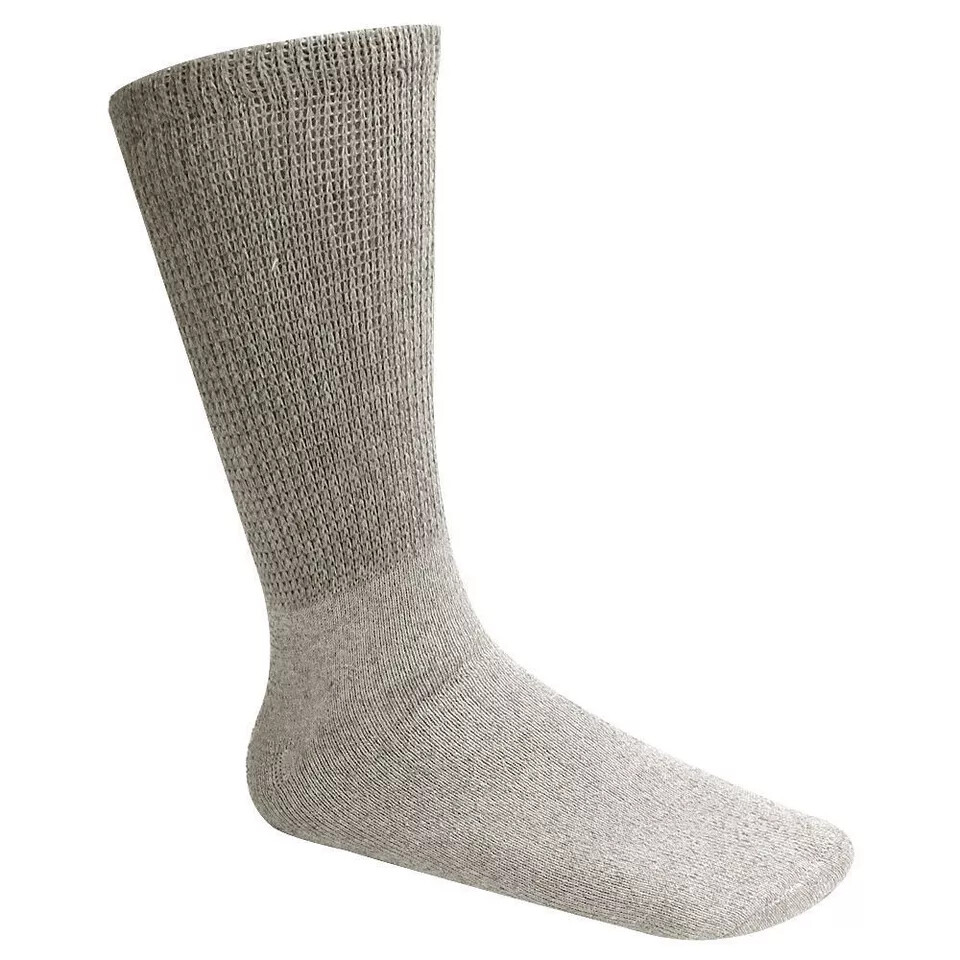 Wholesale Bulk Mens Diabetic Crew Socks Health Circulatory Size 9-11,10-13,13-15