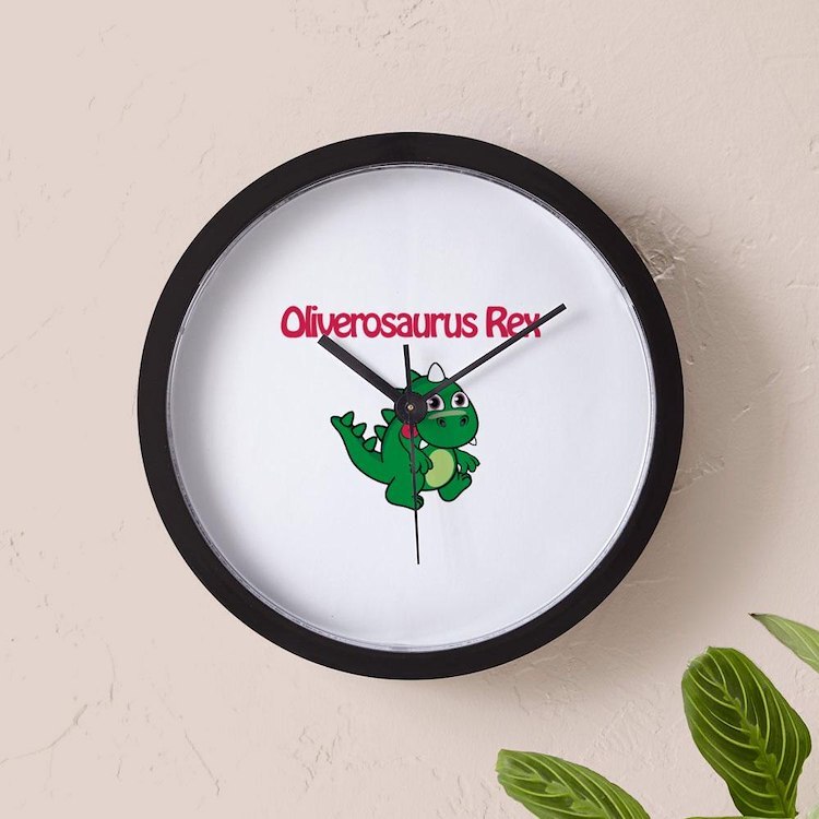 CafePress Oliverosaurus Rex 10" Wall Clock (225929286)