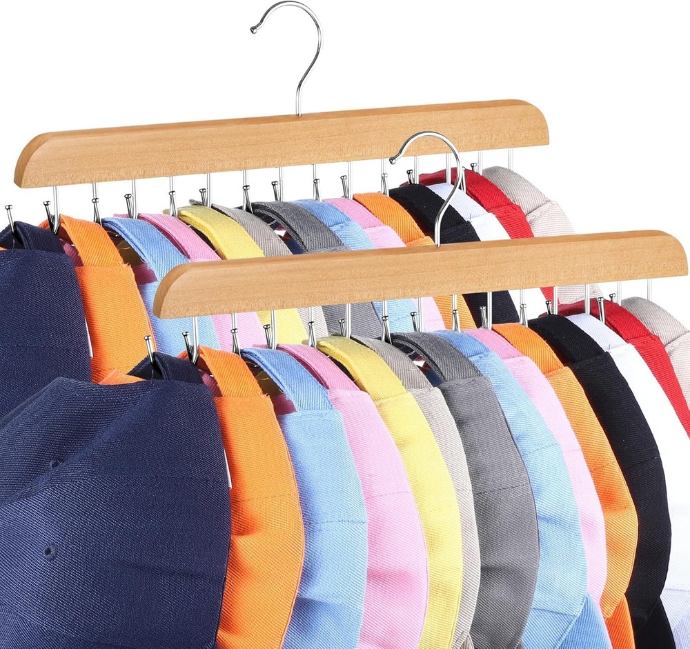 Hat Hanrs for Closet, Hat Organizer for Baseball s Hooks Space Saving