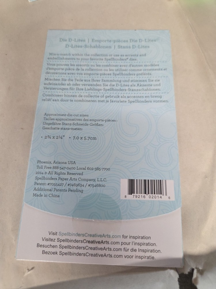 Spellbinders Dies Flower Box