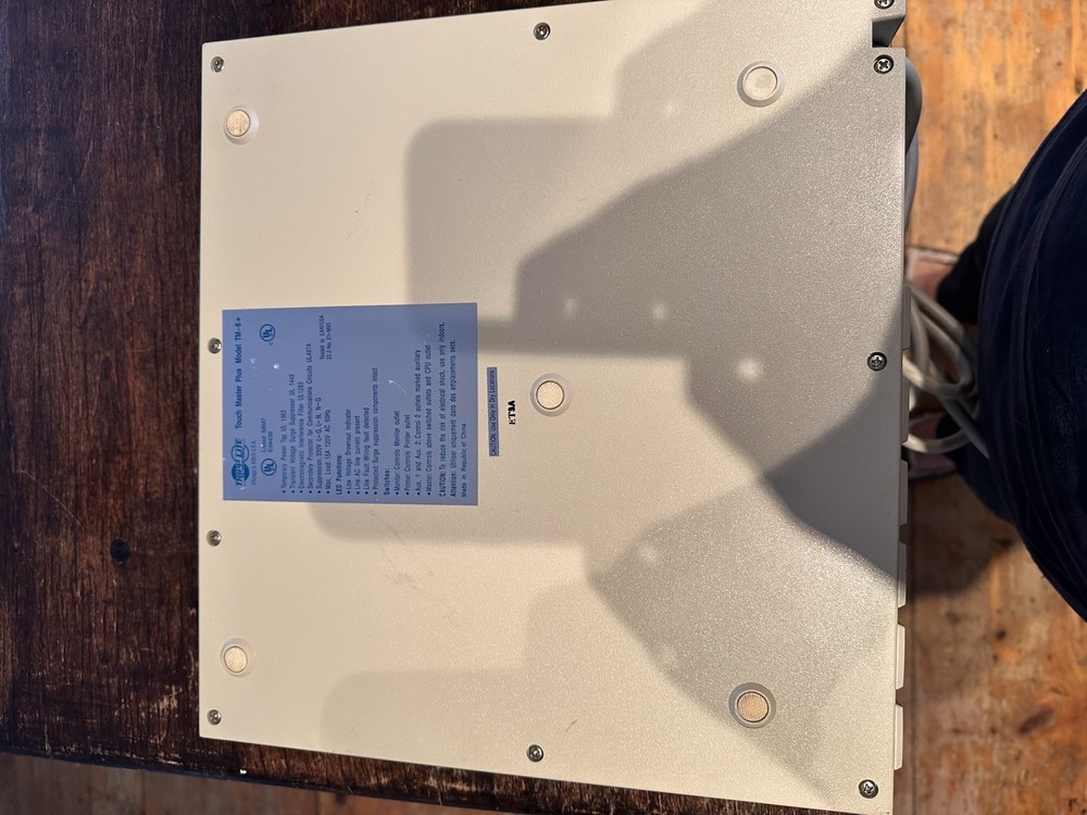 Tripp Lite isobar Touch Master Plus Model TM -6+