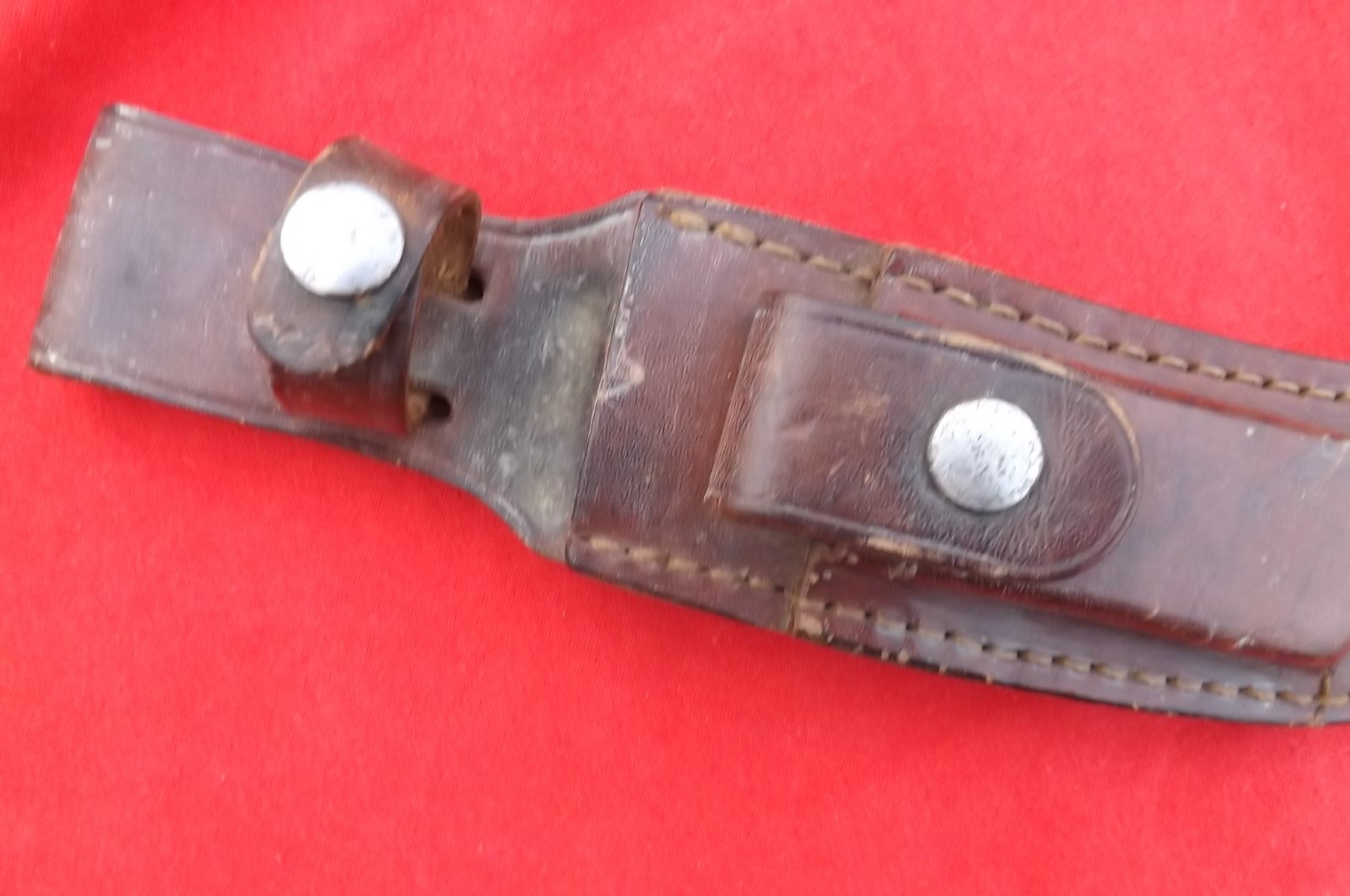 Vintage USA Schrade 160 Mountain Lion 160OT Old Timer Fixed Blade Knife N CASE