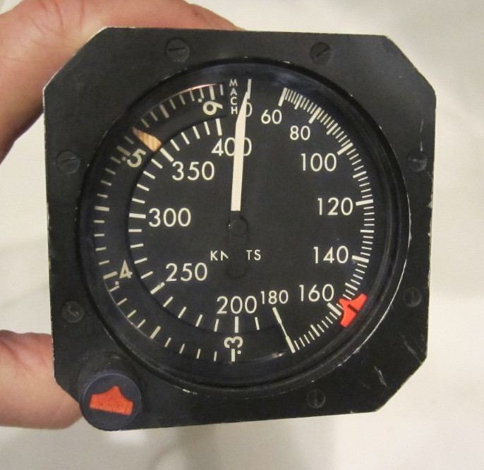 MAXIMUM ALLOWABLE AIRSPEED MACH INDICATOR SABRELINER P/N 25850-213
