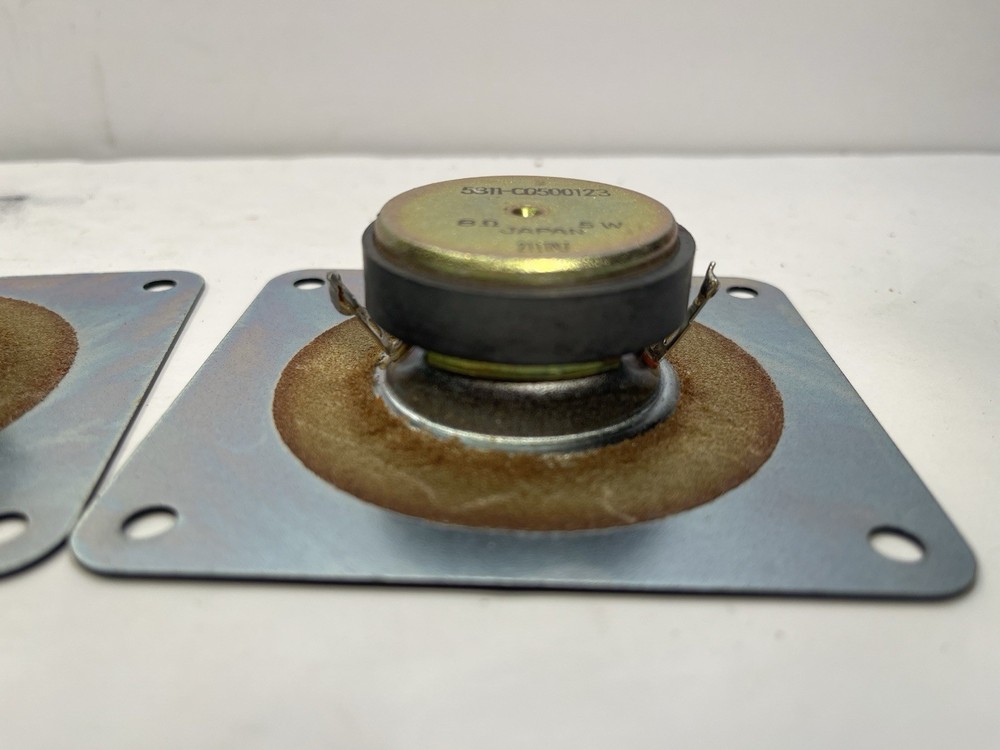 TESTED (2) Pair Japan 8 ohm 5w Tweeter(s) Both Working Great!