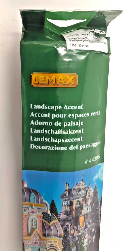 Lemax Landscape Accent Brick surface 18" X 36 " NEW "O" scale pattern