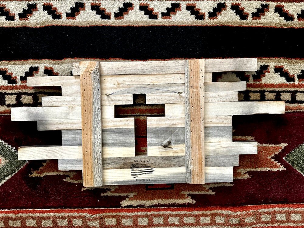 Rustic Handmade Wooden Cross Wall Hanging.