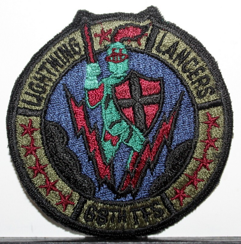 US Air Force 68th Tactical Fighter Squadron Insignia Badge Subdued Patch
