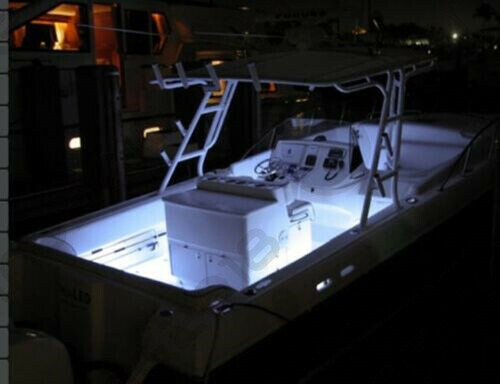 RGB LED Boat Light Deck Waterproof 12v Bow Trailer Pontoon Lights Kit Marine