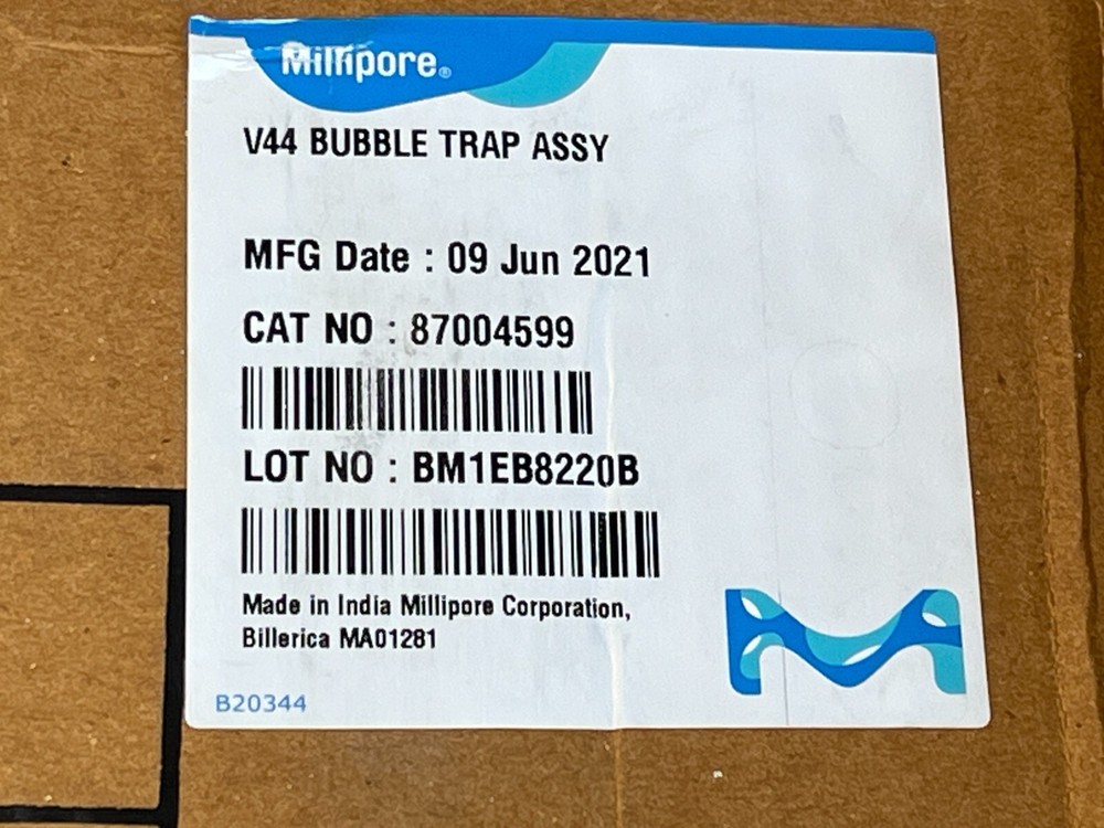 Millipore 87004599 V44 BUBBLE TRAP ASSEMBLY Sigma