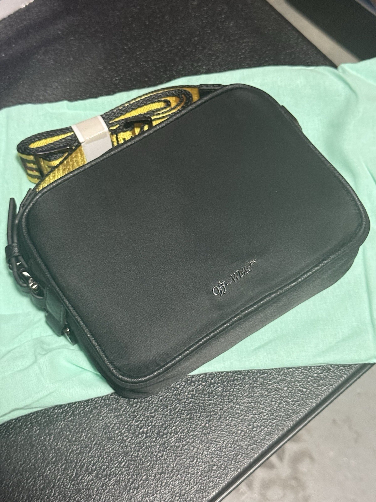 Off White Virgil Abloh Nylon Crossbody Shoulder Messenger Bag