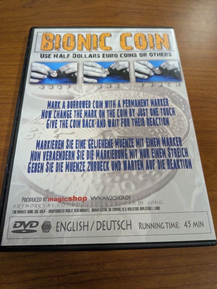 DVD Bionic Coin Just One Touch