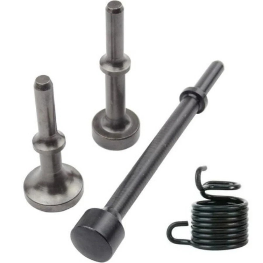 4 Pack Smoothing Pneumatic Air Hammer Bits Air Chisel Bits Tool Set with Spring