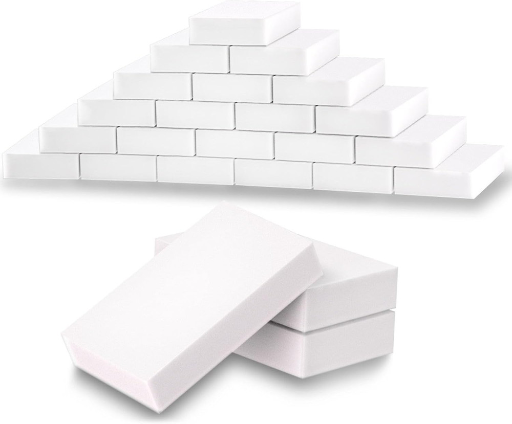 (50 Pack) Extra Large Eraser Sponge - Extra Thick, Long Lasting, Melamine Sponge
