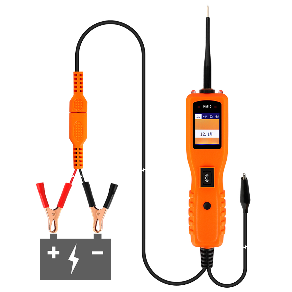 KM10 Circuit Tester Power Circuit Probe Kit Electrical System Diagnostic Tool