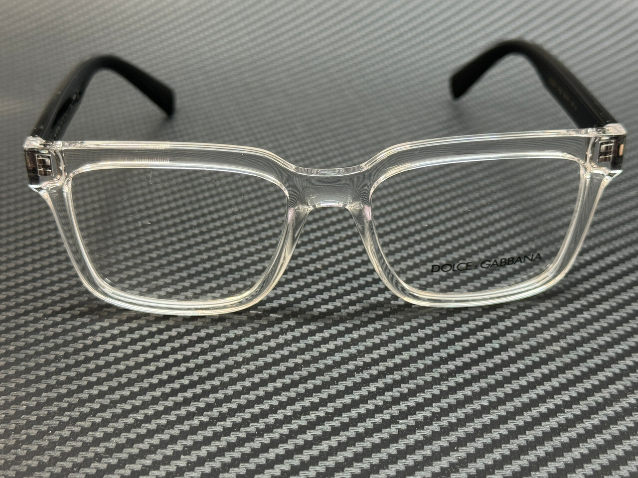 DOLCE & GABBANA DG5101 3133 Crystal Men's 52 mm Eyeglasses